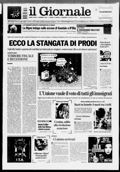 Il giornale : quotidiano del mattino